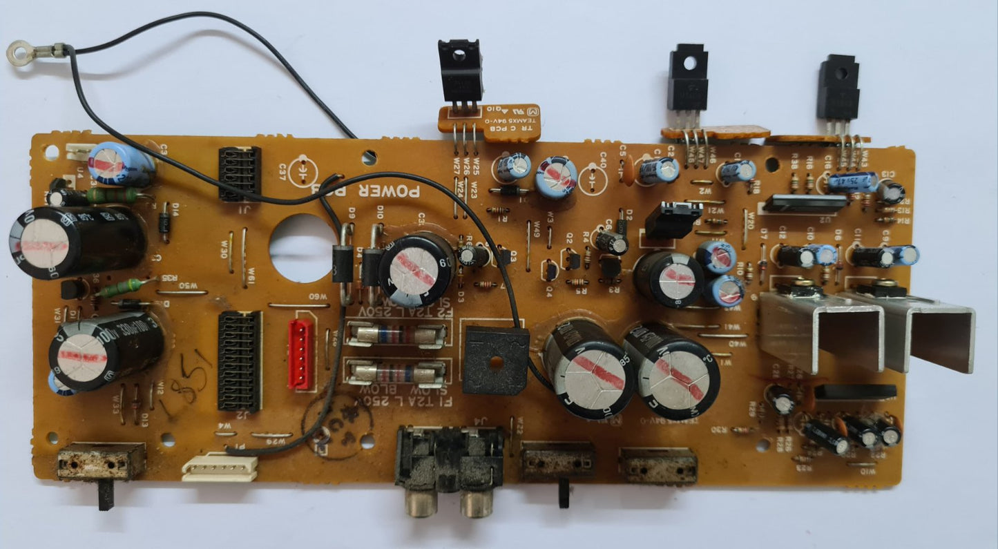 Tascam 488 MK 2 POWER PCB  E900075-00 DODGY SWITCH