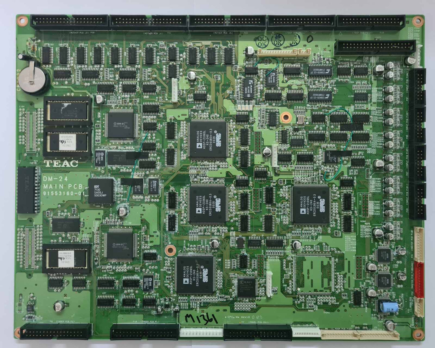 TASCAM DM-24 MAIN PCB  915553160-01 PLEASE READ