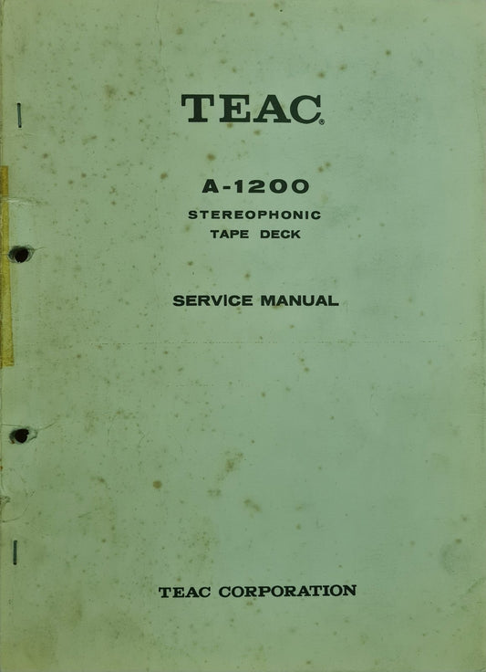 TEAC A-1200 SERVICE MANUAL