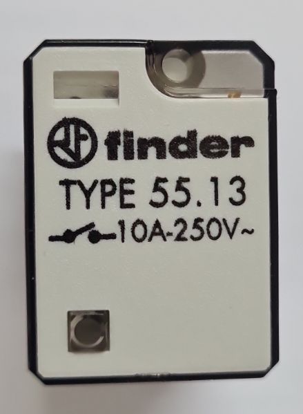 Finder mains Relay 55.13.9.012.5001  3 pole 10 am 250volt