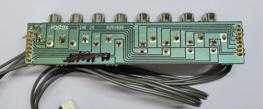 Fostex M80 Model 80 R8 Phono line input or line out PCB 8251839-01 or -02