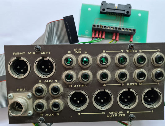 Soundcraft 200 pcb  and connectors SC1344 ISS 3