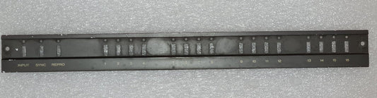 Teac 85-16 track arming front metal panel