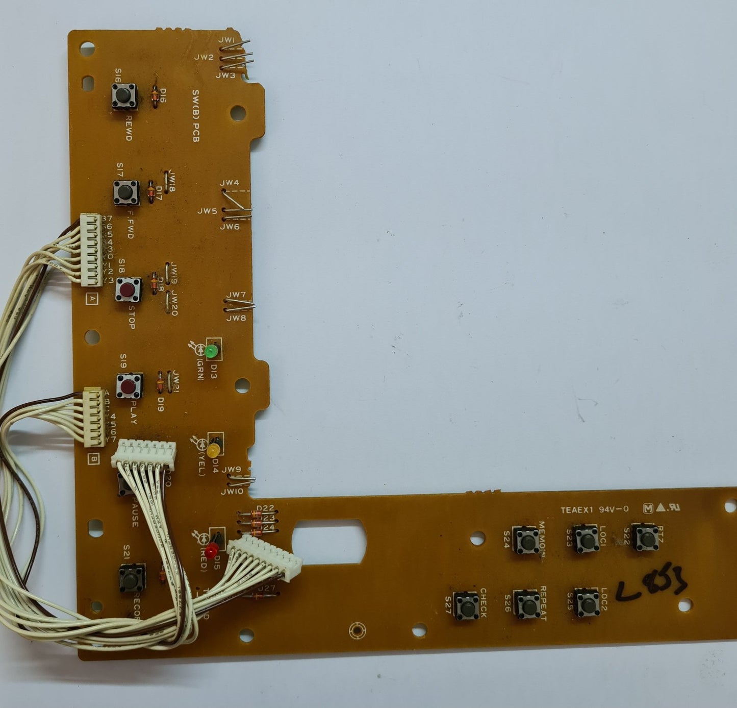 Tascam 488 MK 2 SW B PCB E00100 NO NINE (E900100)