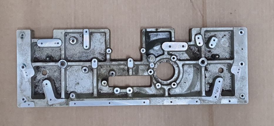 Teac 85-16 main transport aluminium baseplate