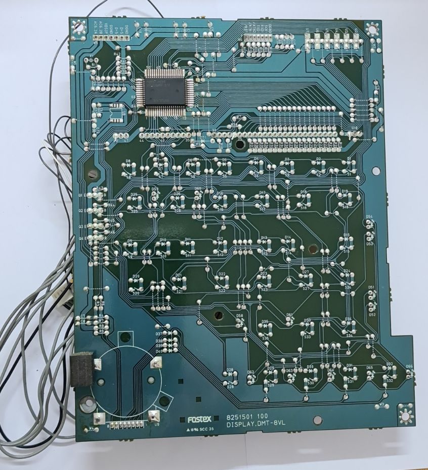 FOSTEX DMT-8VL  PCB 8251501-100 DISPLAY PCB