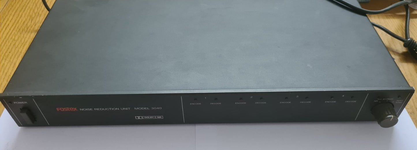 Fostex 3040 4 channel Dolby C noise reduction unit