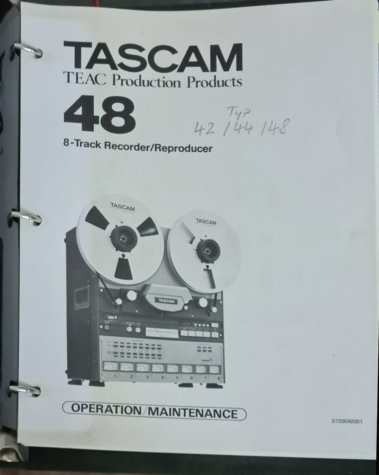 Tascam 48 service manual