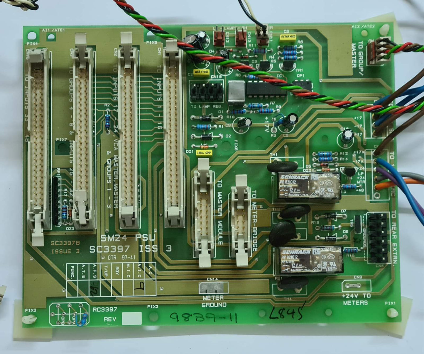 Soundcraft SM-24 SC3397 ISS 3 PSU PCB