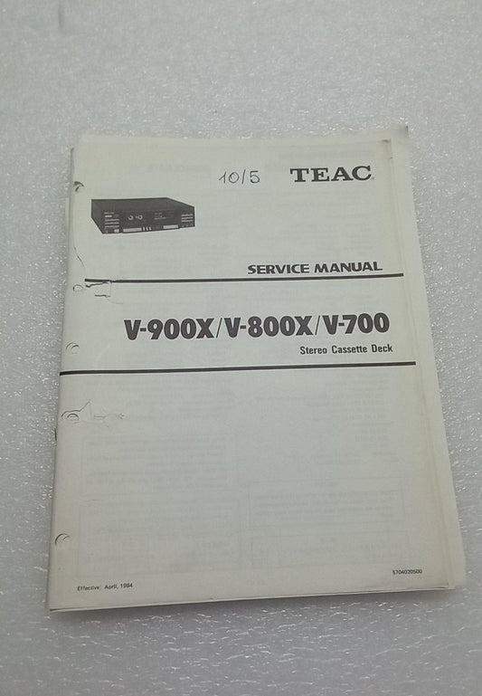 Teac V-700 V-800X V-900X SERVICE MANUAL