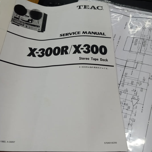 Teac X-300 X-300R SERVICE MANUA