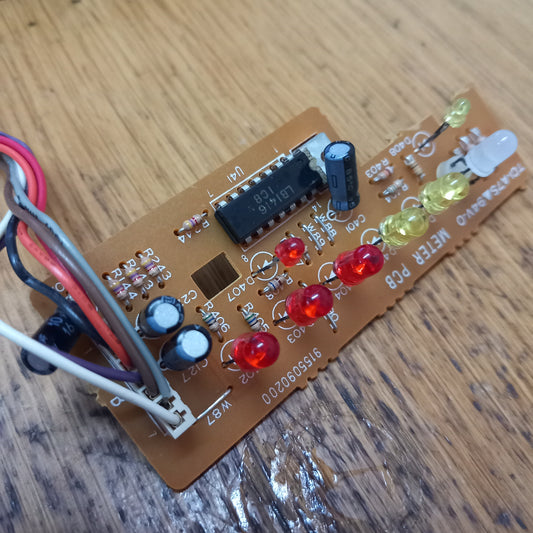 Teac W-410 double deck  VU meter pcb 9155090200