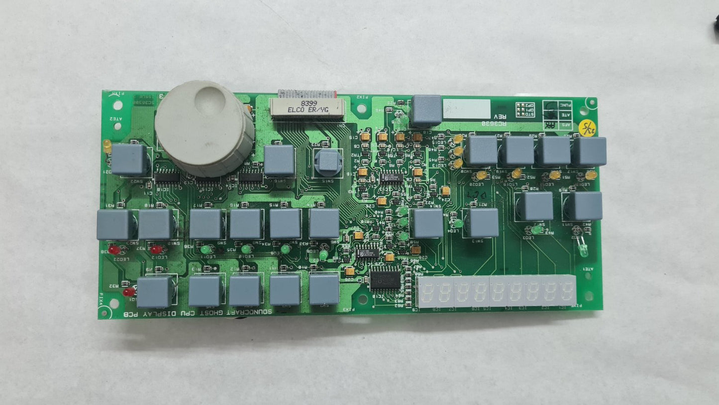 Soundcraft ghost SC3630A ISSUE 3 CPU Display pcb