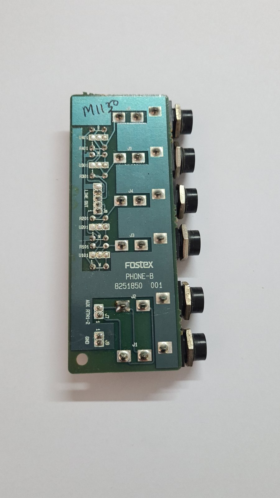 Fostex 2016 line mixer pcb phone b 8251850