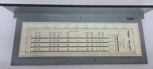 TEAC A-3440 METAL BASE SCRATCHED