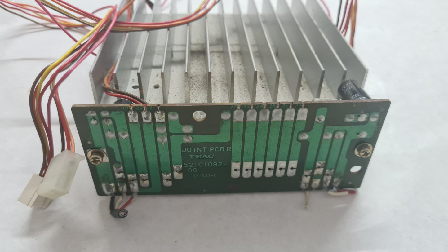 Tascam 48 heatsnk with pcb 52101092-00 1 transistor
