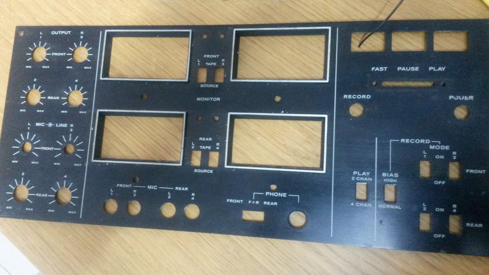 Teac A3340 front dial panel – Tascam Ninja