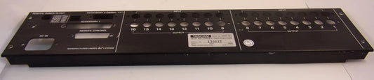 Tascam MSR-16 rear connector panel