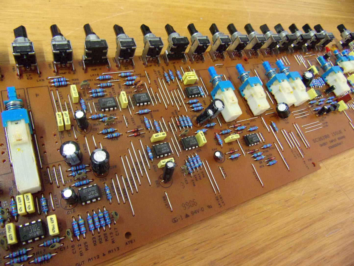 Soundcraft Ghost input channel model SC3620B ISSUE 6 ISSUE 4 Issue 3