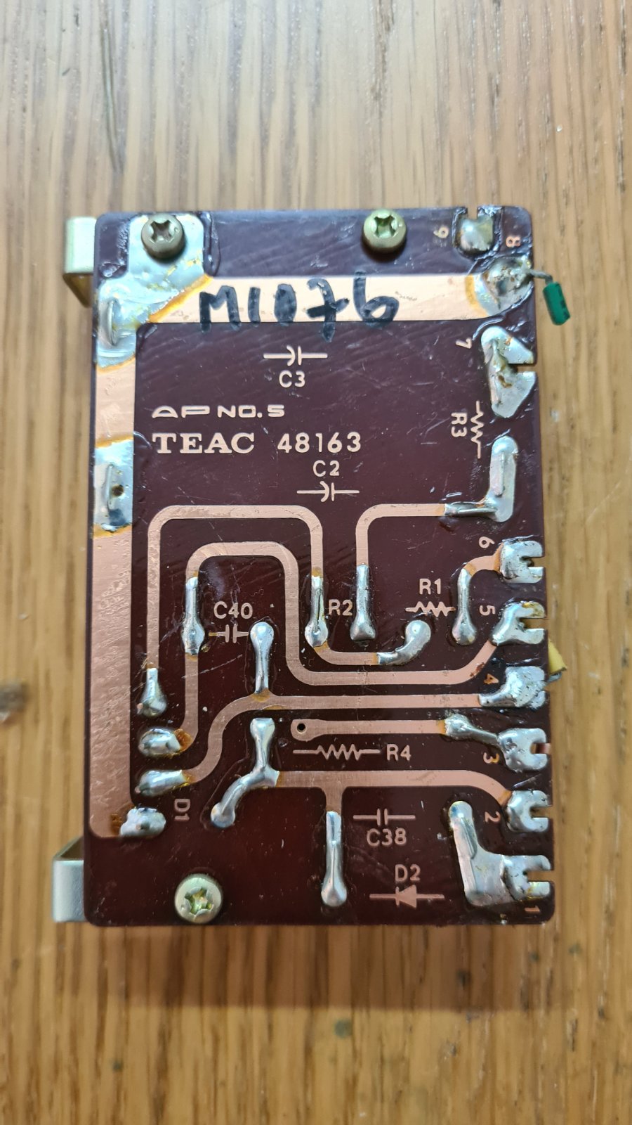 Teac A-4010S PCB cap pcb 48163