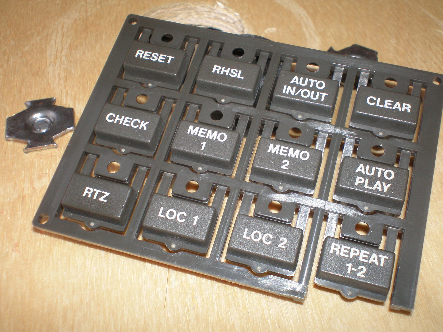 Tascam TSR-8 front panel push button 12 way