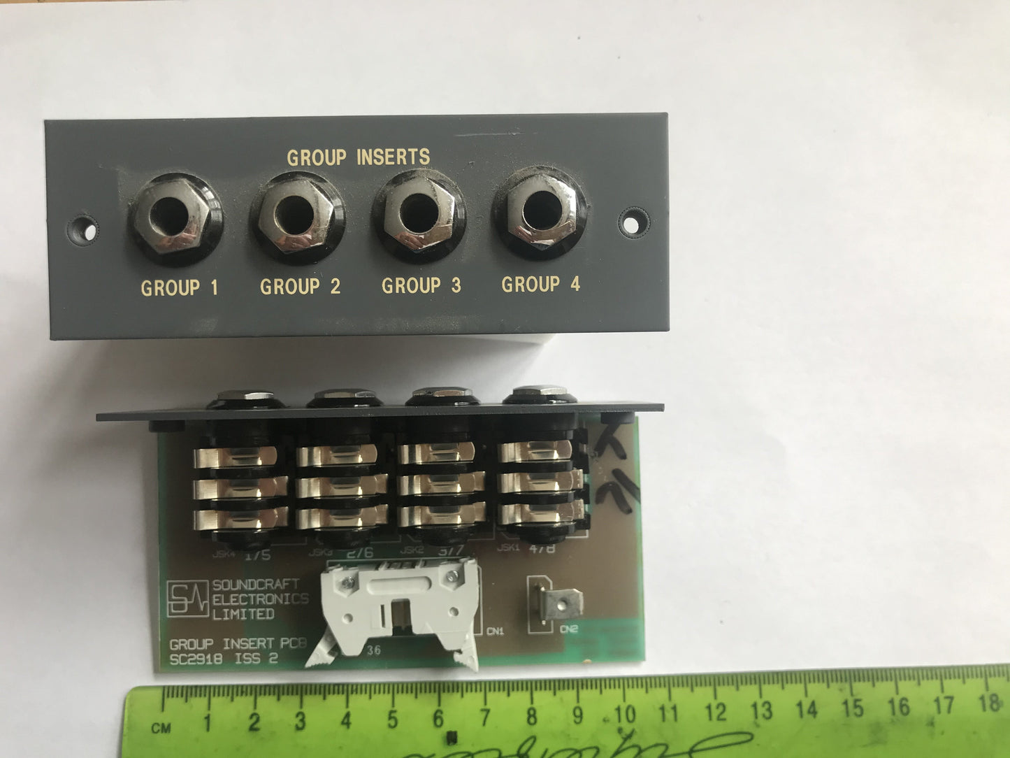 Soundcraft group insert pcb SC2918 Issue 2