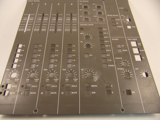 Tascam M-3500 M-3700 effect return aux master metal panel