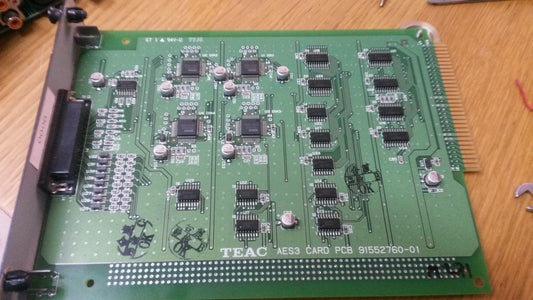 Tascam T-DM4000 AES3 PCB 91552760-01 IF-AE4000 AEA/EBU