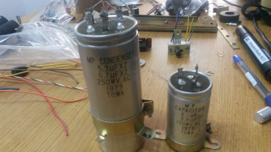 Teac 80-8 motor run caps 5.3uf or 2uf