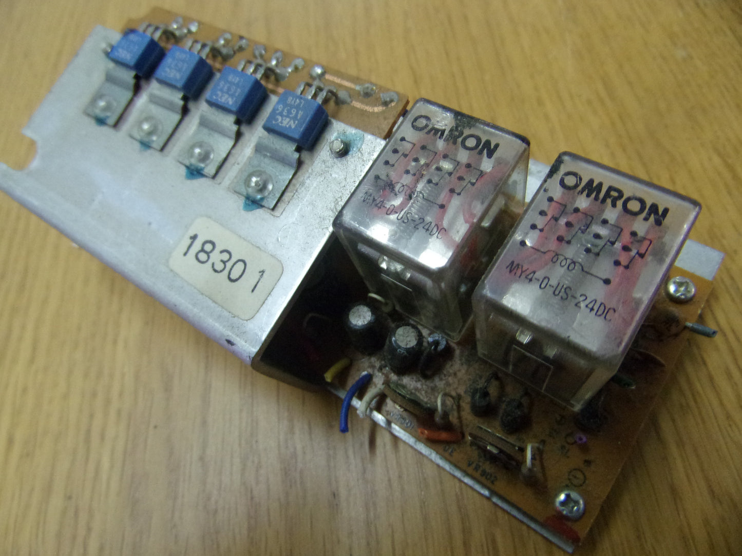 TEAC A-5300 Capstan motor control pcb and metal work